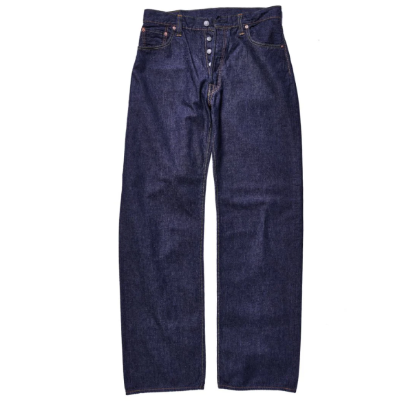 Pure Blue Japan 1182-002 10oz Denim Wide Piped Straight Selvedge Front