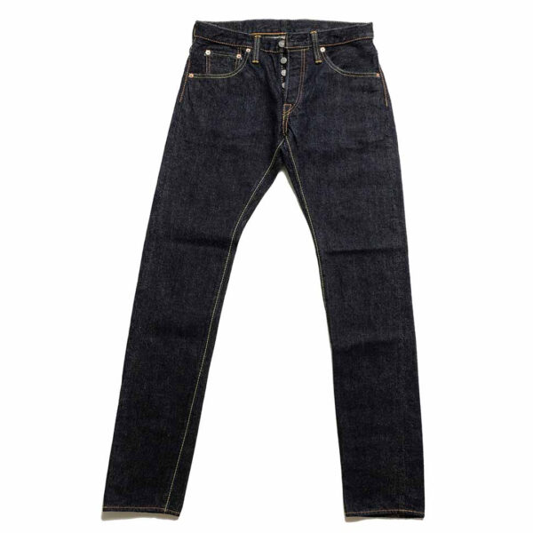 Pure Blue Japan 14oz Selvedge Denim Slim Straight Jeans Front