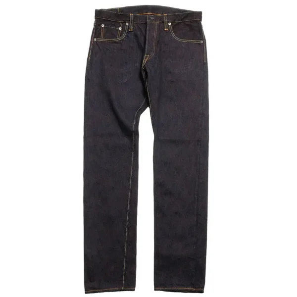 Pure Blue Japan 15oz Indigo x Persimmon Extra Slub Slim Tapered Jeans Front