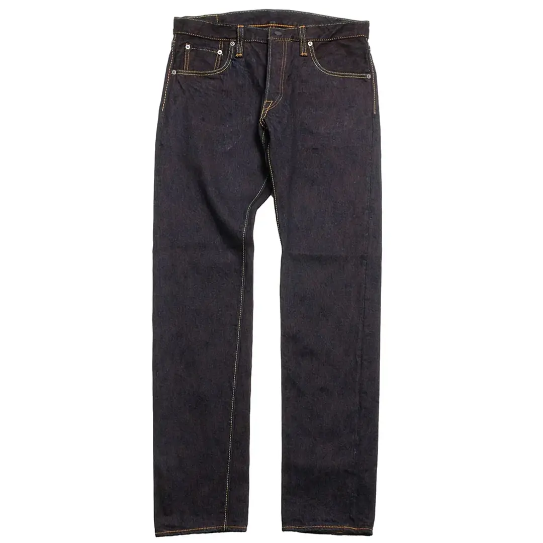 Pure Blue Japan 15oz Indigo x Persimmon Extra Slub Slim Tapered Jeans Front