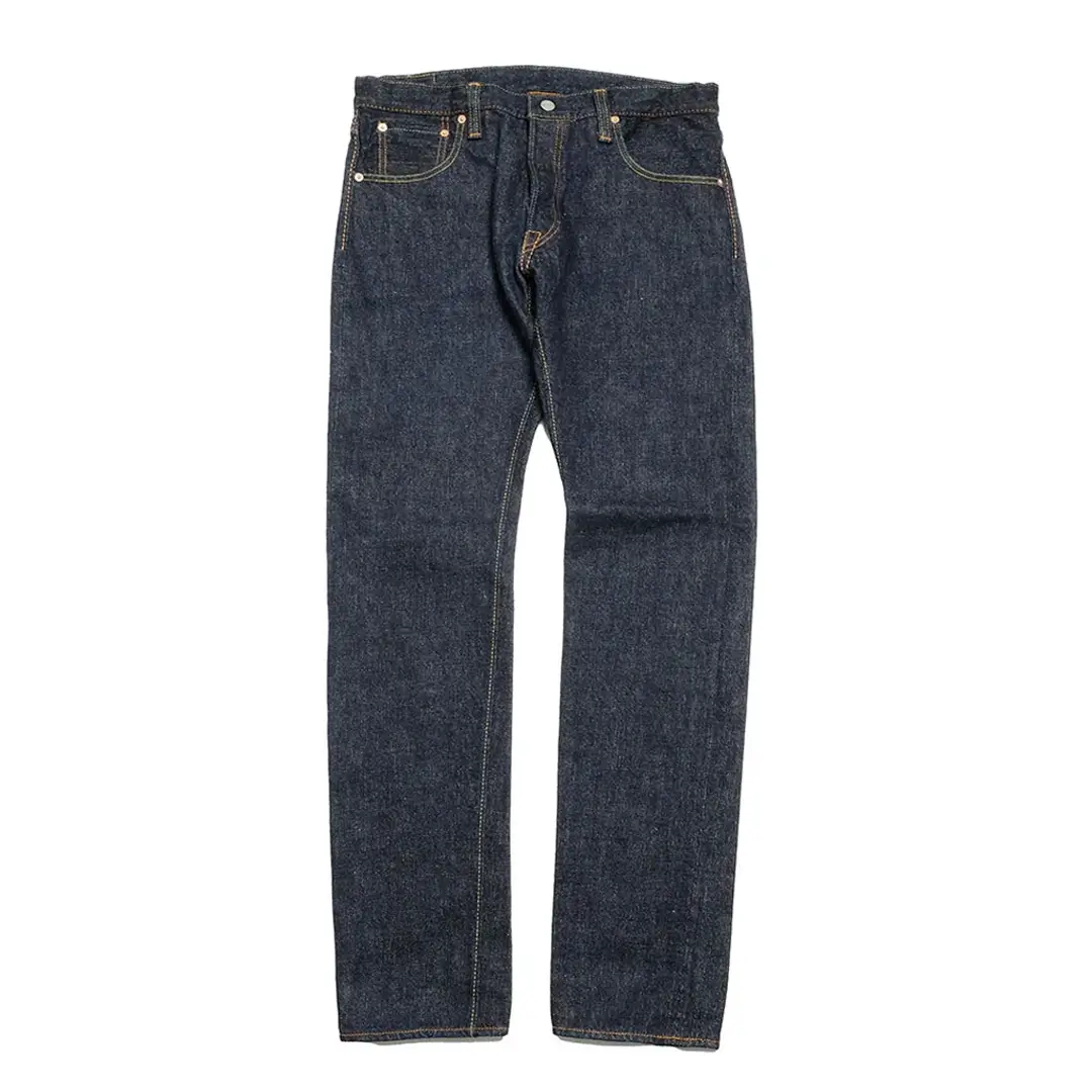 Pure Blue Japan 16.5oz Slub Denim Slim Tapered Selvedge Jeans Front