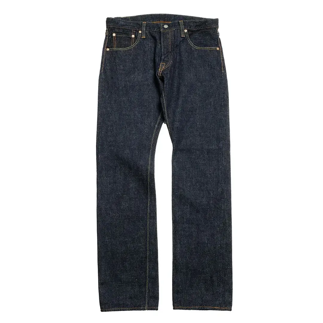 Pure Blue Japan 16.5oz Slub Denim – Slim Straight Jeans Front
